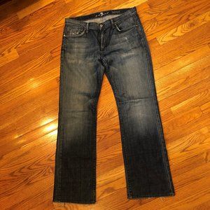 7 for All Mankind men's bootcut jeans sz 33